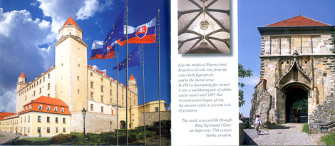 The Bratislava Castle and the Sisigmund`s  Gate - Preview from the book Bratislava
