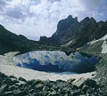 The Blue Lake - the highest situated lake in the Tatras (2190 meters above the sea level)