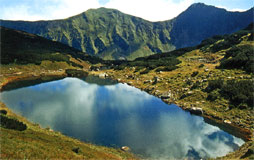 Tretie Rohacske pleso lake in the Zapadne Tatry Mts. - from the book National Parks (Natural Heritage of Slovakia)