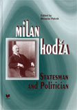 Milan Hodža -  Statesman and Politician - obálka
