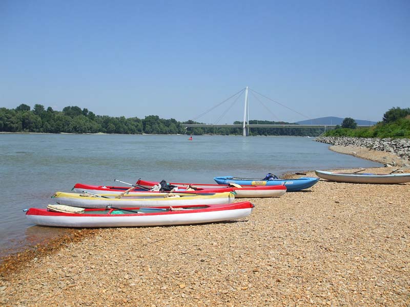 Canoeing on the Danube River: From Orth an der Donau, or from Hainburg to Bratislava