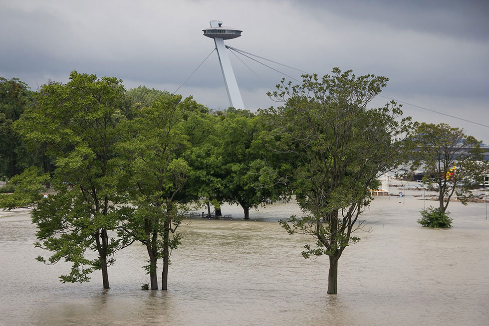 Floods in Bratislava, June 4, 2013