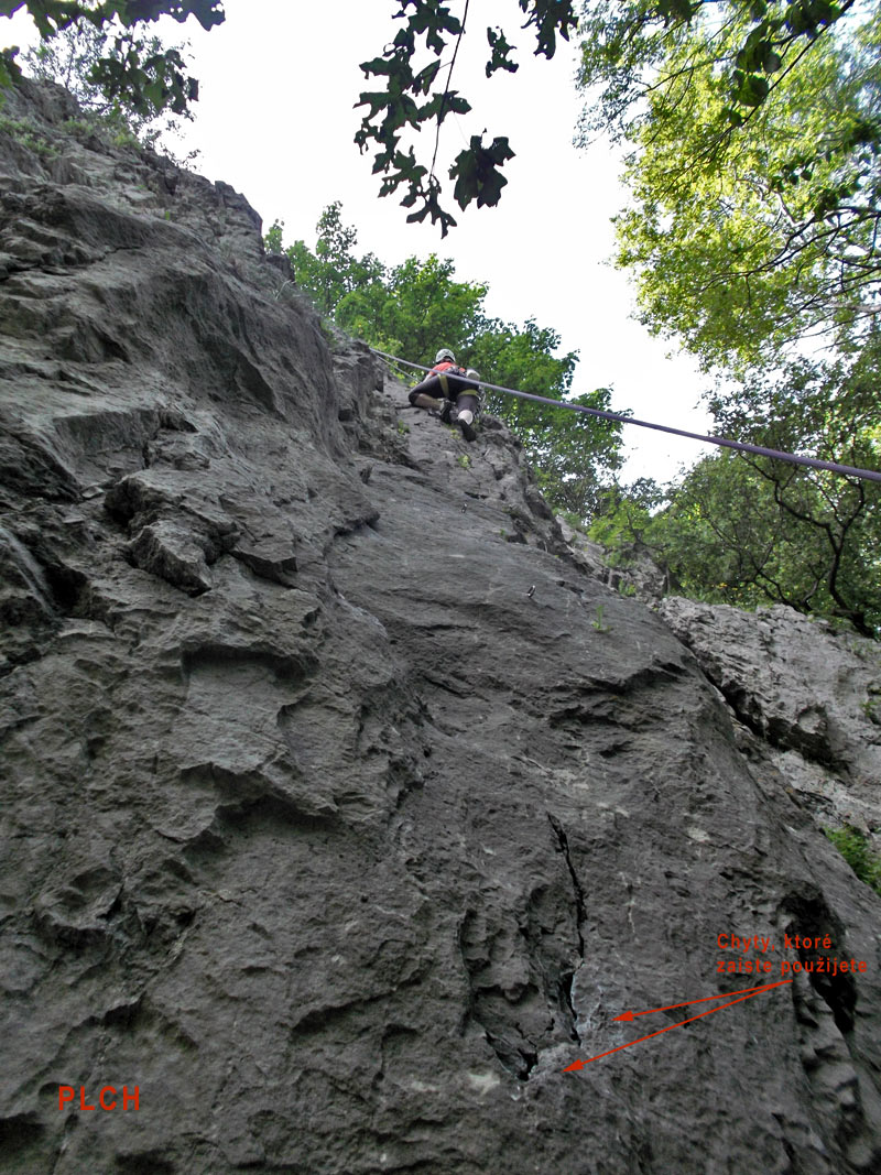 Plch and  Posledna climbing routes - Pajstun, Male Karpaty