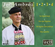 4CD Ján Ambróz 1-2-3-4 - obálka