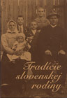 Tradície slovenskej rodiny - obálka