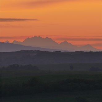 Vysoké Tatry z Humenného