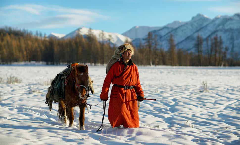 Z filmu Krotiteľ koní, ktorý získal Hlavnú cenu na Medzinárodnom festivale horských filmov vo Vancouveri