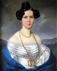 Portrét pani Tomkovej, okolo roku 1830 - Galéria mesta Bratislavy