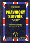 Pravnicky slovnik - Dictionary of Law - Cover Page