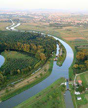 Crossroad - the Morava River and Bata Channel