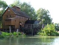 Jelka water mill - the Maly Dunaj River
