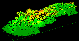 Digital terrain model of Slovakia