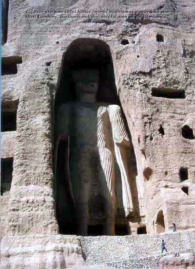 Socha Budhu v Bamijane, Afganistan, 1974