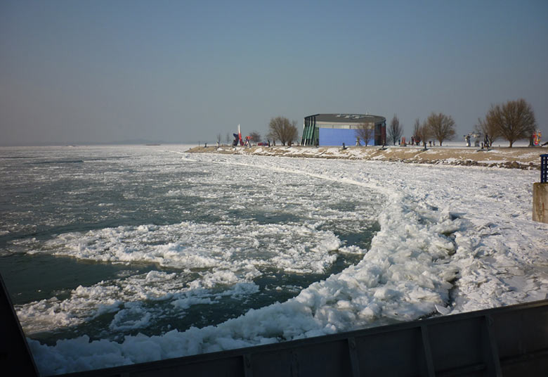 The Danube River near The Danubiana Gallery, Cunovo, February 12, 2012
