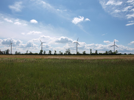 The wind farm Prellenkirchen