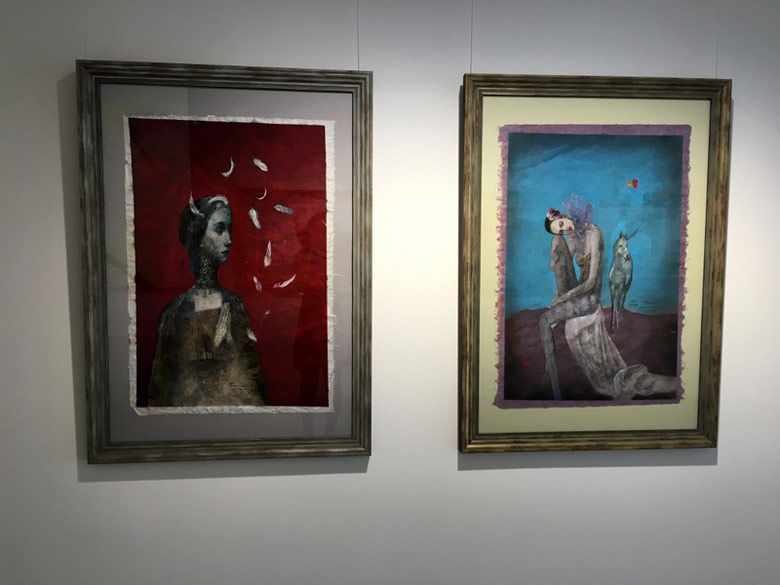 Works by  Katarina Vavrova in Danubiana Gallery