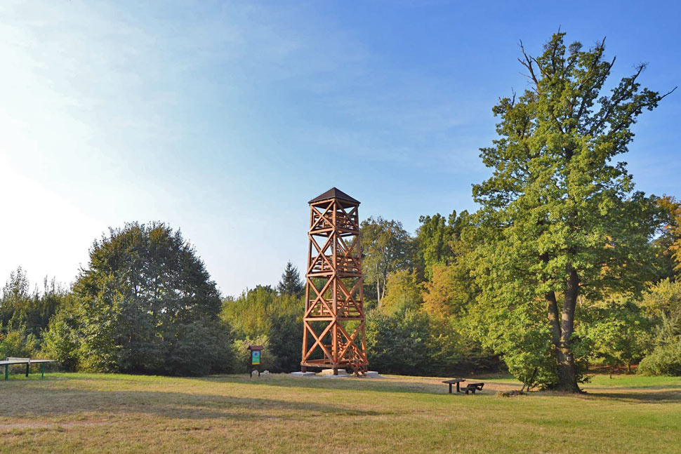 Sightseeing tower in Bratislava forest