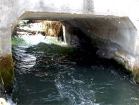 Vodný tunel v prehrádzke