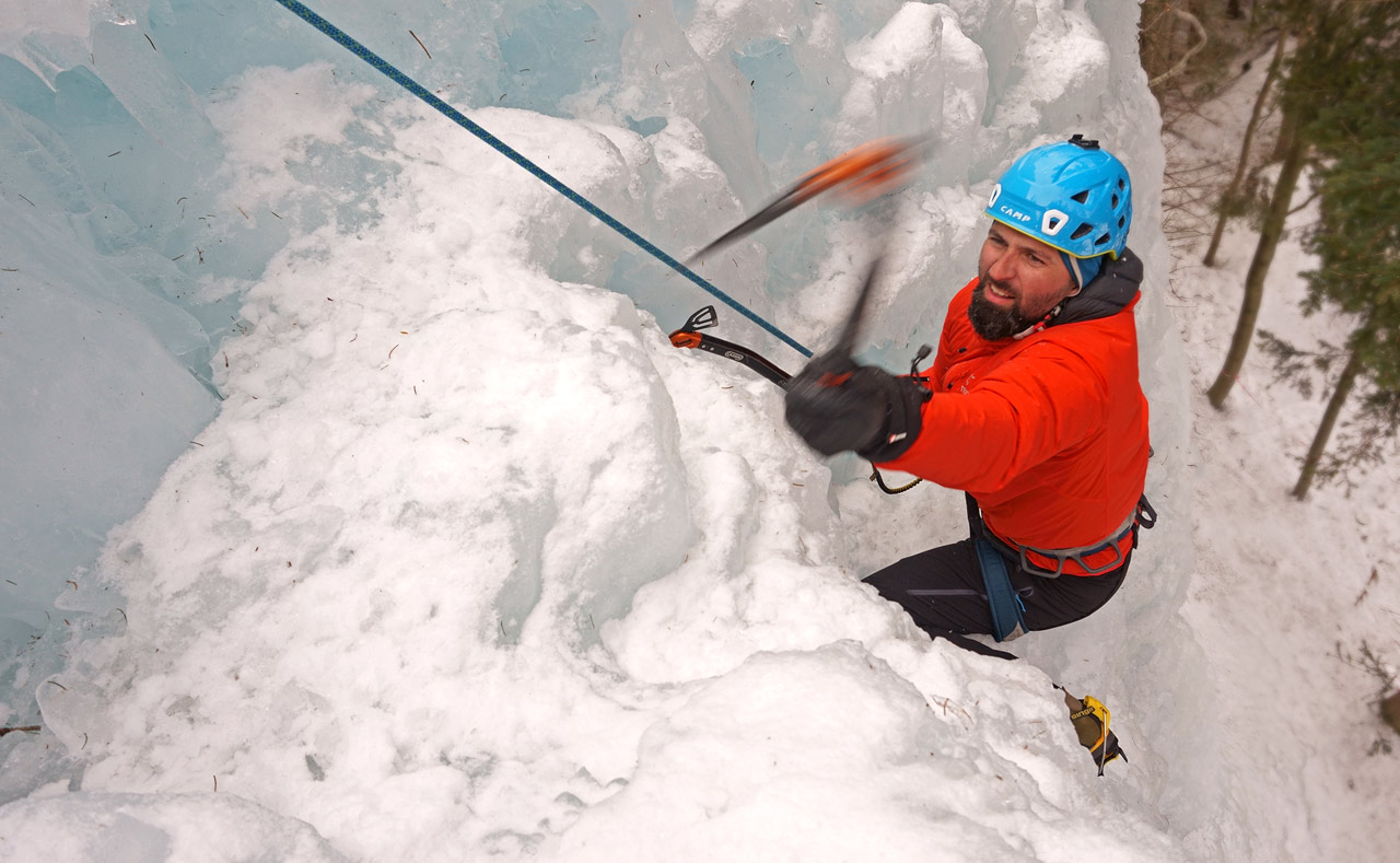 Artificial Ice Climbing at Skalka 2019