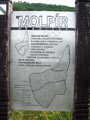 Informácia o archeologickom nálezisku Molpír na náučnej tabuli