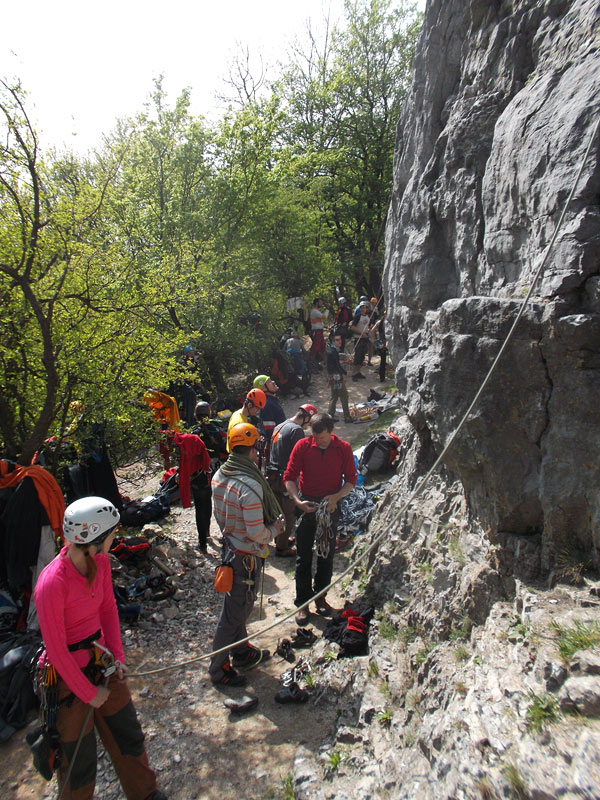 Pajštúnsky budíček bratislavských horolezcov 2014