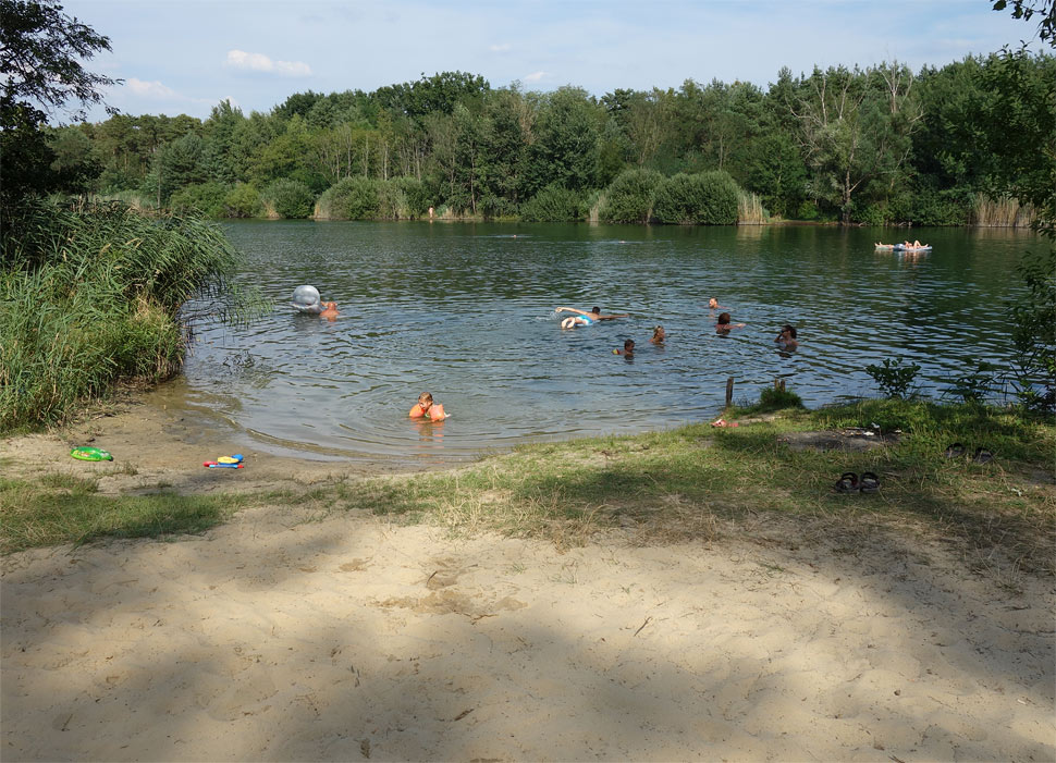 Jazero pri Plaveckom Štvrtku - Pieskovňa