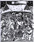 Vianočná ilustrácia Milana Stana z knihy Život s piesňou