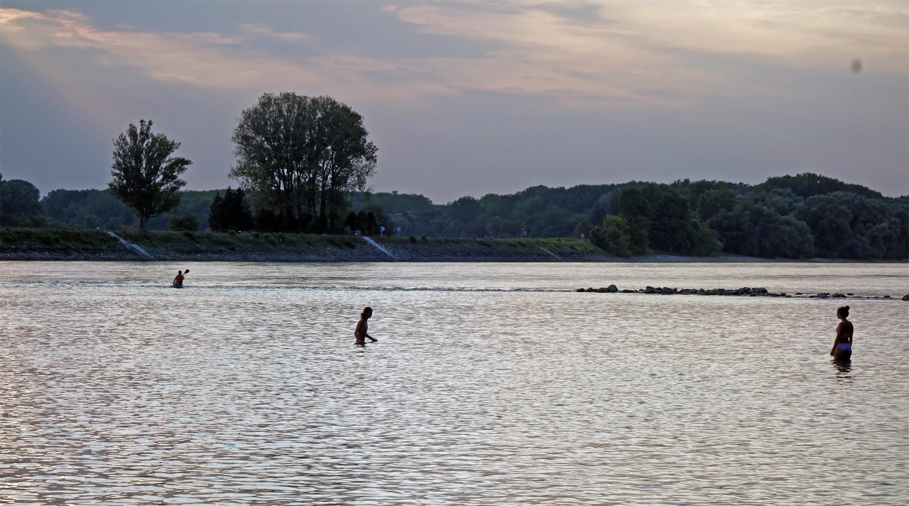 Evening bathing