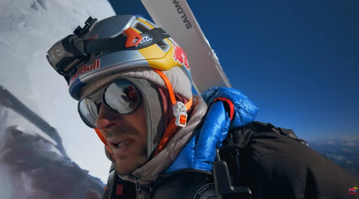 Red Bull: Video z Bargielovho lyžiarskeho zjazdu z Everestu