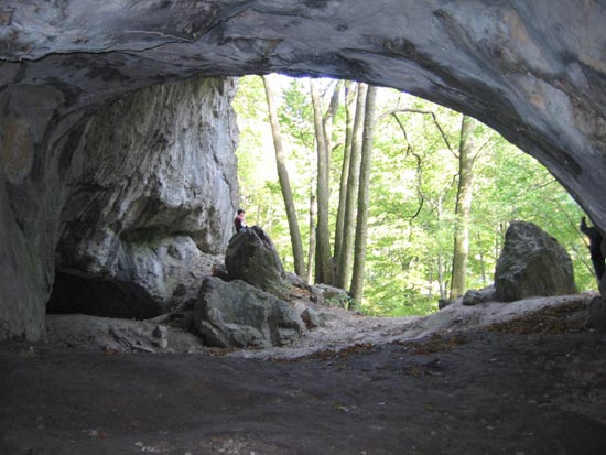Derava skala cave in Plavecky Kras Carst - Male Karpaty