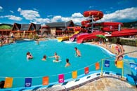 Vonkajší bazén v Thermal parku Bešeňová
