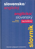 Slovensko-anglický, anglicko-slovenský technický slovník - obálka