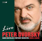 Peter Dvorský:  Live - obal CD