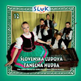 Slovenská ľudová tanečná hudba, SĽUK 12  (Slovak Folk Dance Music) - CD Cover